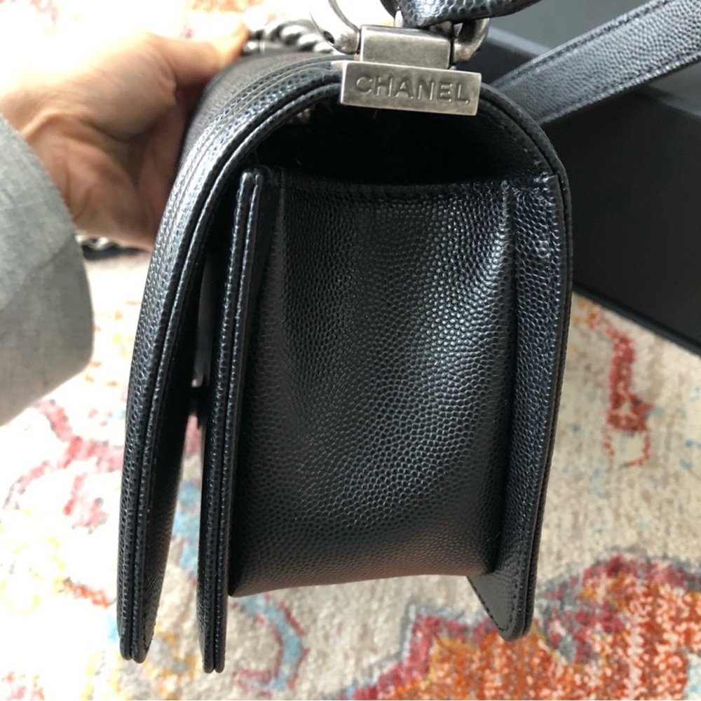 CHANEL boy Black Quilted Crossbody Bag - Picture 2 of 8